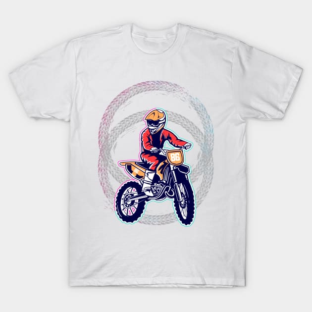 Motocross T-Shirt by Eoli Studio